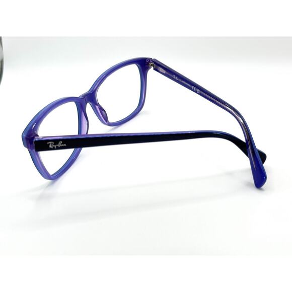 RAY BAN RB5362 POLISHED BLUE EYEGLASSES SUNGLASSES FRAMES (NO LENSES) W CASE - Picture 3 of 4
